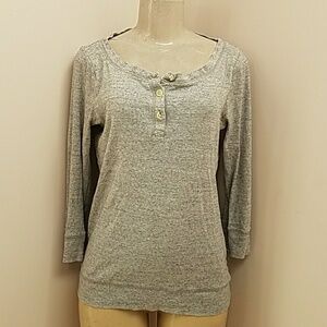 J. Crew Top Shirt Sweater  size Small Gray!.